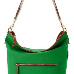 Bright Green Nylon Shoulder Bag